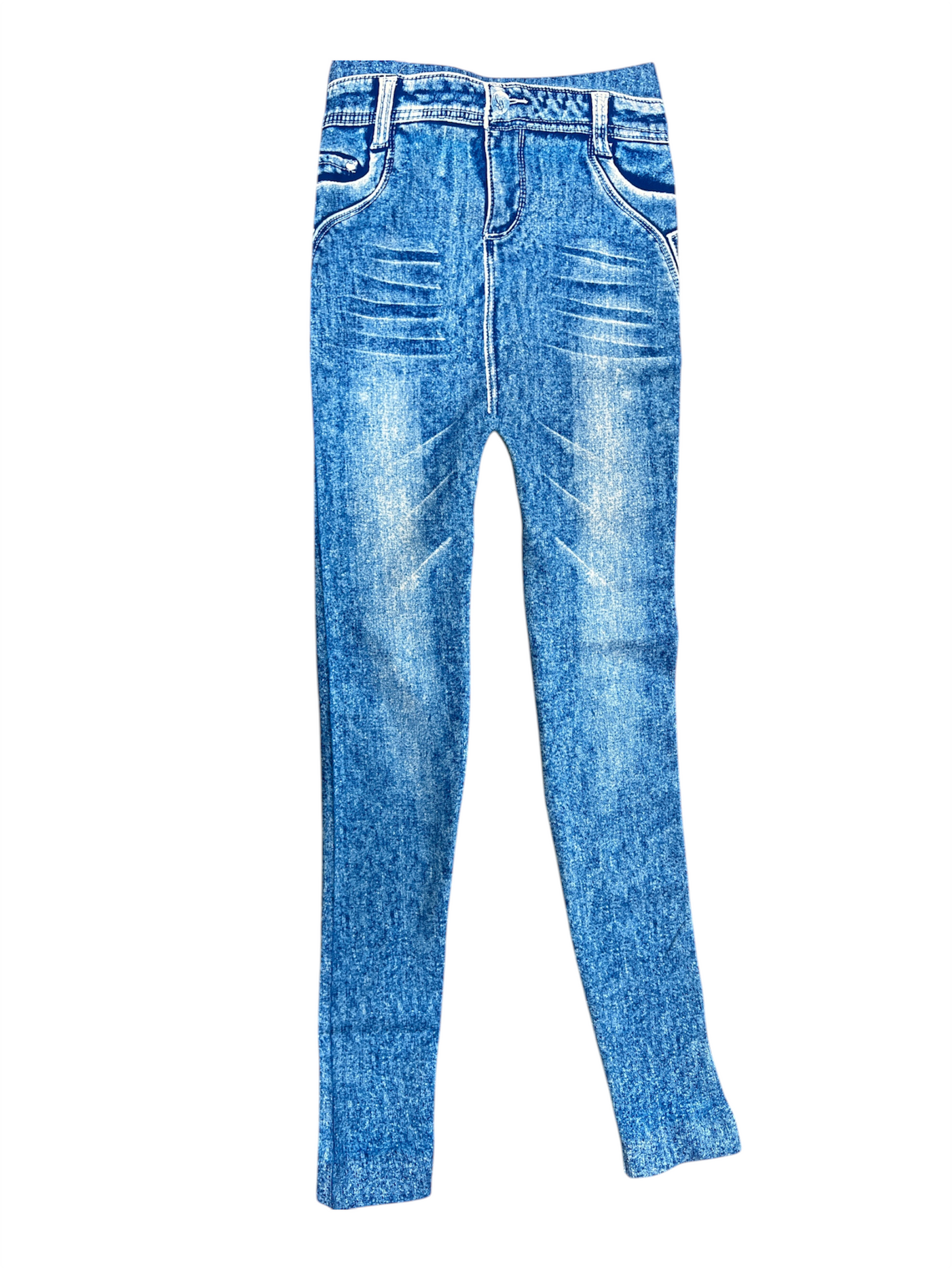 Blåa jeans